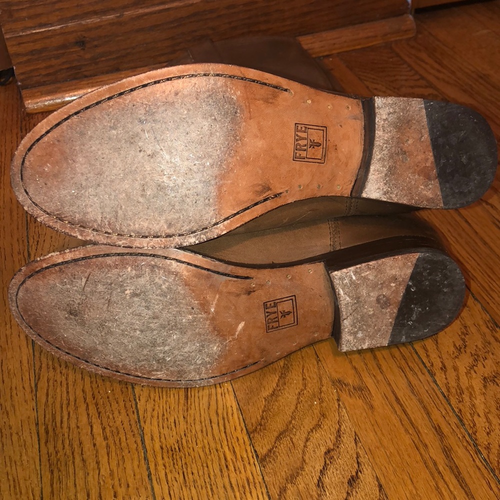 Frye Leather Brown Boots knee high size 8.5 - Picture 5 of 8